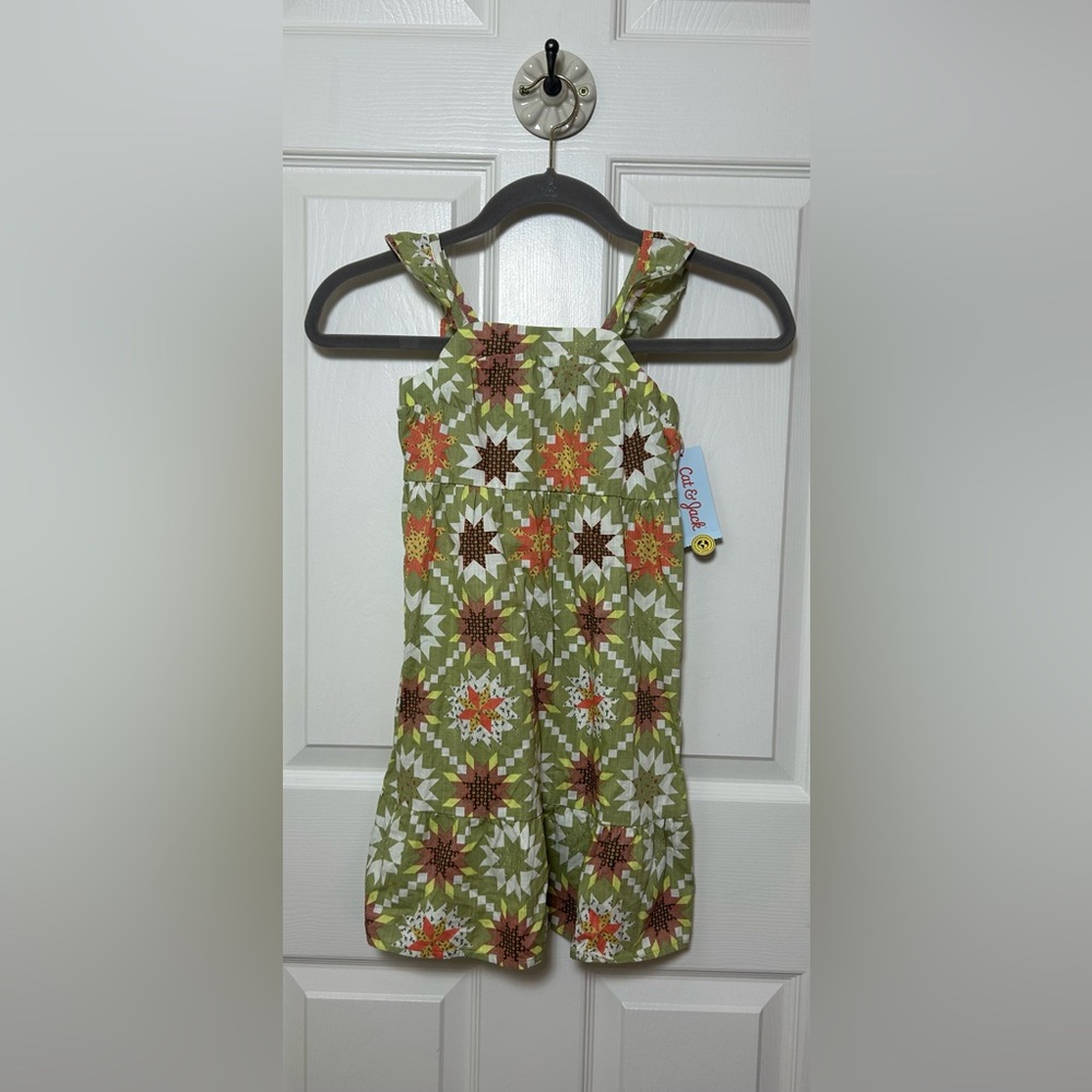 Cat & Jack - Sleeveless Geometric Print Dress - NWT